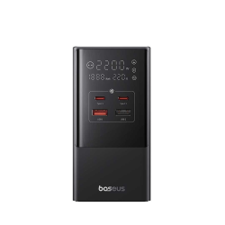 Baseus PowerCombo AC-DC 3AC+2U+2C 35W Tower Digital PowerStrip Baseus PowerCombo AC-DC 3AC+2U+2C 35W Tower Digital PowerStrip
